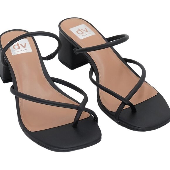 DV Dolce Vita Shoes - DV Dolce Vita Lumena Strappy Slide Black US 9